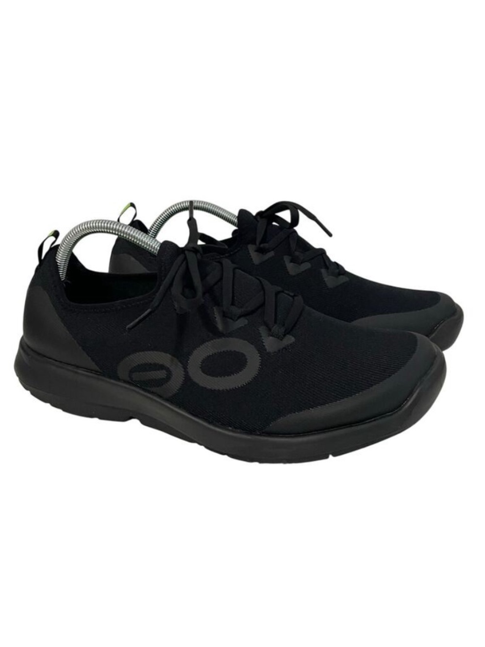 OOFOS OOmg Sport LS Men's Recovery Sneakers Black Lace-Up OOfoam Size 12